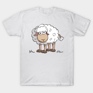 Illustration of a happy sheep T-Shirt